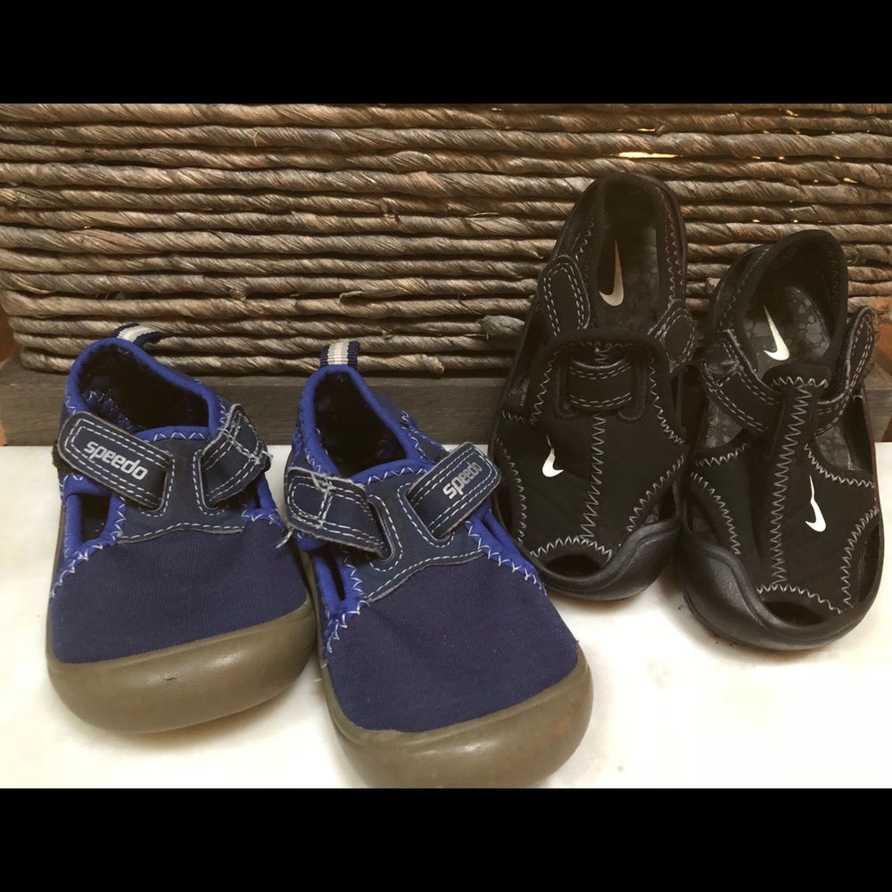 2for1 Sz 5c Nike Sandals & Sm Speedo Water Shoes